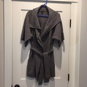Ann Taylor belted wrap coat